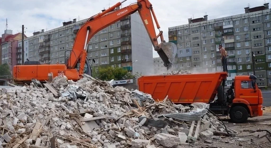 Профессиональный вывоз строительного мусора в Вятских Поляне в октябре