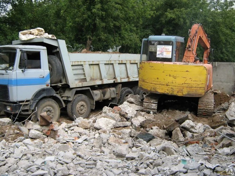 Вывоз бетонного боя и утилизация в Вятских Поляне в октябре