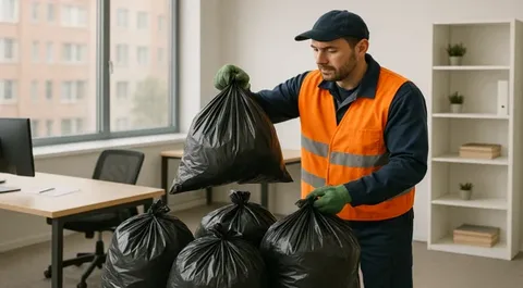 Уборка и вывоз мусора после мероприятий в Вятских Поляне в октябре